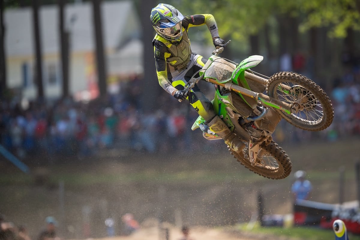Levi Kitchen in the midst of a four-race podium streak, with third-place finishes at each event. Photo Credit: MX Sports Pro Racing, Inc.