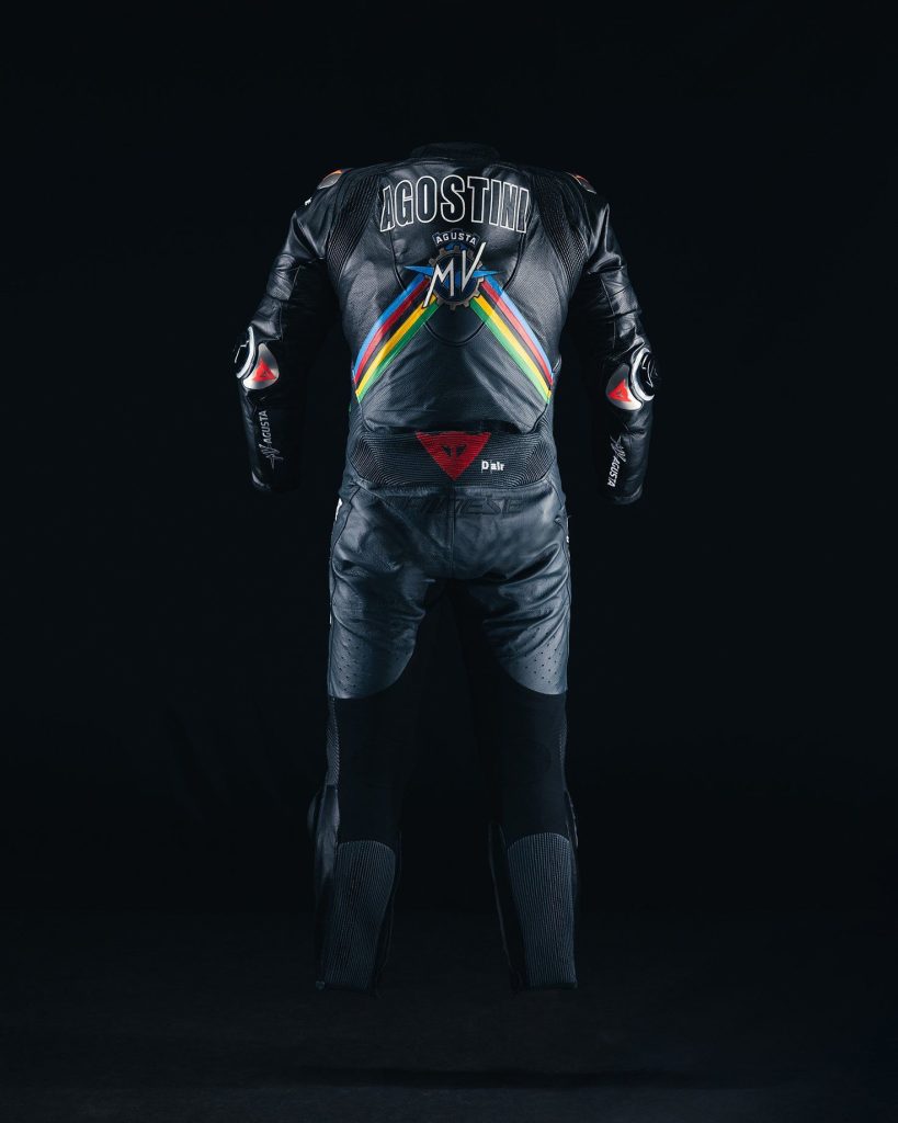 Dainese Custom Works Demone GP 3X leather suit.