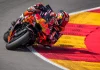 Maverick Viñales was fastest during the MotoGP test at MotorLand Aragón, in Spain. Photo courtesy Dorna.