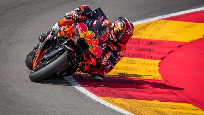 Maverick Viñales was fastest during the MotoGP test at MotorLand Aragón, in Spain. Photo courtesy Dorna.