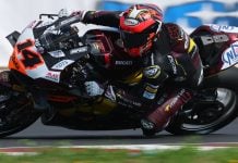 Sam Lowes was fastest this afternoon at Balaton. Photo courtesy Dorna.