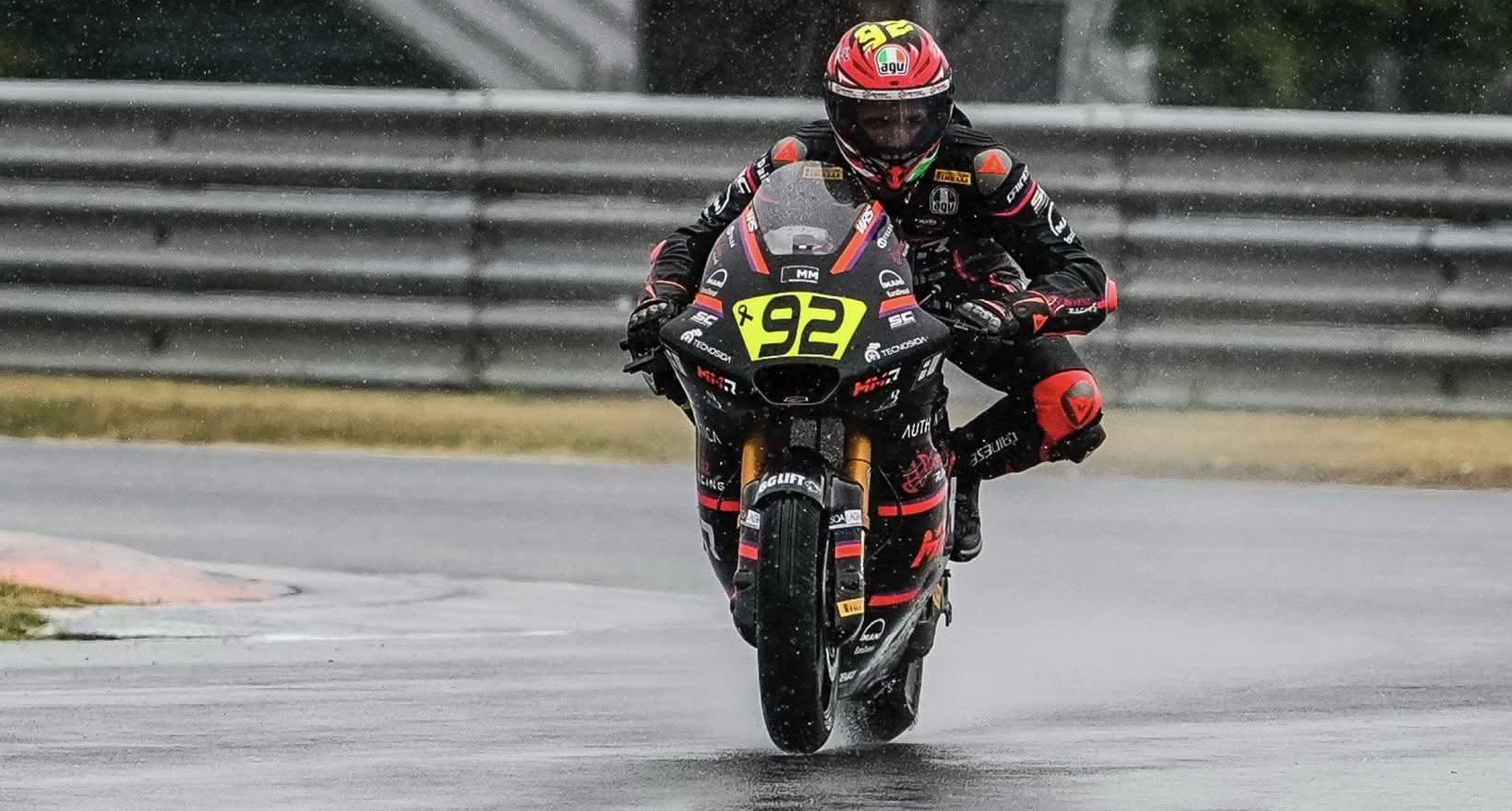 Rossi Attila Moor during the race 2 at wet Magny-Cours Circuit. Photo credit: Révész Racing NGRT.