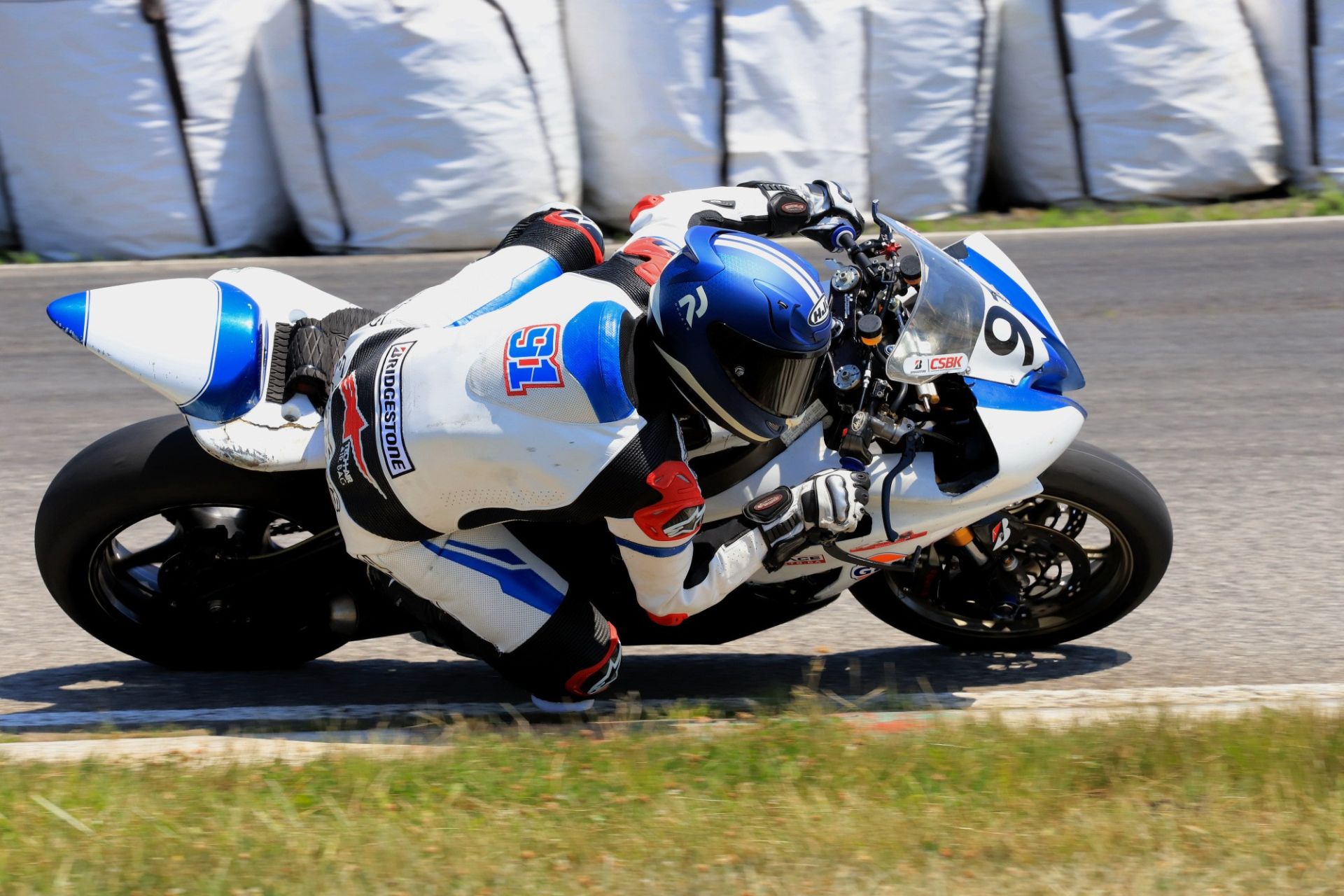 After a crash in Supersport action at the opening Bridgestone CSBK National at Shannonville in May, Matt Simpson made hnis return to racing a successful one aboard a Yamaha YZF-R6.Image by Don Empey.