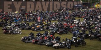 H-D Homecoming festival -day 1. Photo courtesy Harley Davidson.