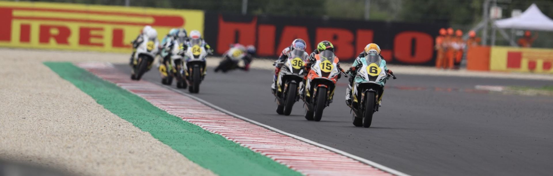 WorldWCR Race 1 at Balaton Park in Hungary. Photo courtesy Dorna.