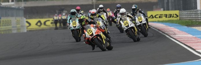 WorldWCR Race 2 at Balaton Park, in Hungary. Photo courtesy Dorna.