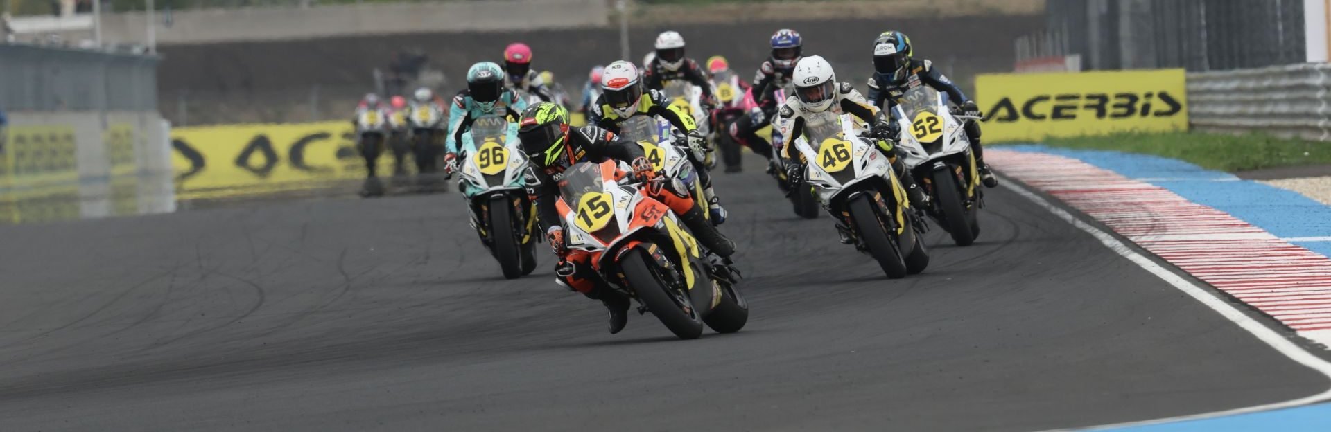 WorldWCR Race 2 at Balaton Park, in Hungary. Photo courtesy Dorna.