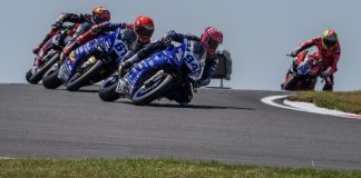 WorldSSP: Race One Results From Donington Park WorldSSP Race 1 with Lucas Mahias (94), Can once (61). Photo courtesy Dorna.