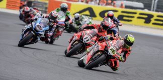 World Superbike race 1 at Balaton Park in Hungary. Photo courtesy Dorna.