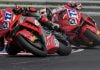 Teammates, Bo Bendsneyder (11) and Filippo Farioli (77) during WSSP Race 1 at Balaton Park. Photo courtesy Dorna.
