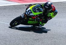 Mikey Lou Sanchez on his AC RACING TEAM A.S.D. Honda at Magny Cours Circuit, in France. Photo credit Danny Vela / Life Be Lucky Photography.