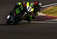 Mikey Lou Sanchez on his AC RACING TEAM A.S.D. Honda at Magny Cours Circuit, in France. Photo courtesy Sanchez Racing.