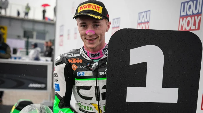 Scott Ogden earned pole position in Germany. Photo courtesy Dorna.