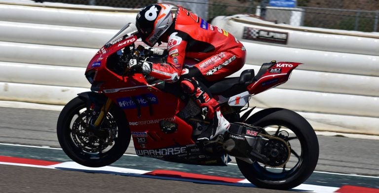 MotoAmerica: Herrin Crashes, Takes Provisional Superbike Pole At Laguna Seca