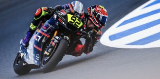 Rossi Moor during the last Moto2 European Championship round at Jerez. Photo courtesy Moor's social media.