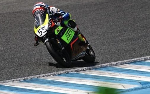 Mikey Lou Sanchez during the last European Talent Cup Round at Jerez. Photo courtesy AC Racing Team.