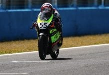 Mikey Lou Sanchez during the last European Talent Cup Round at Jerez. Photo courtesy AC Racing Team.