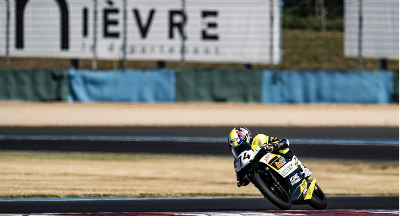 Kensei Matsudaira (74) at Magny-Cours Circuit. Photo credit David Silgo Terol / Courtesy IGAX Team.