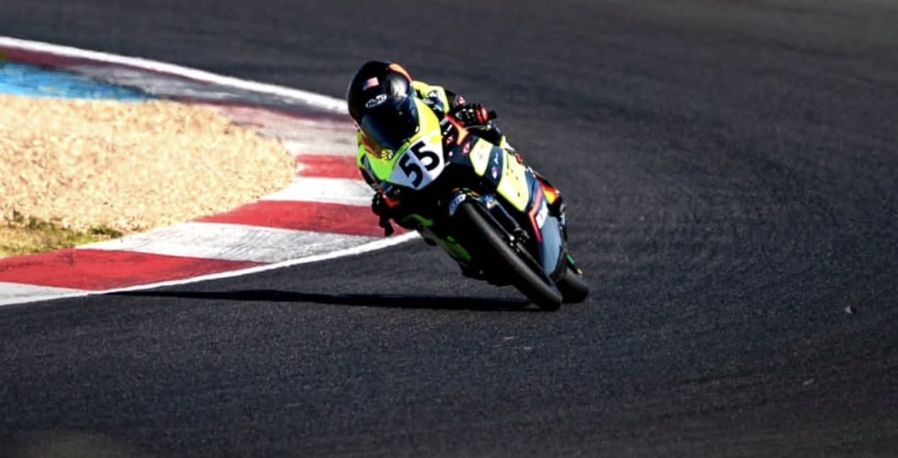 Mikey Lou Sanchez at Magny-Cours Circuit. Photo courtesy AC Racing Team.