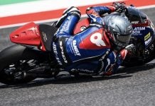 Joe Roberts during the MotoGP round in Italy. Photo courtesy American Racing Team.