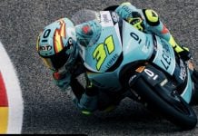 Adrian Fernandez during FP2 at Sachsenring. Photo courtesy Leopard Racing Team..