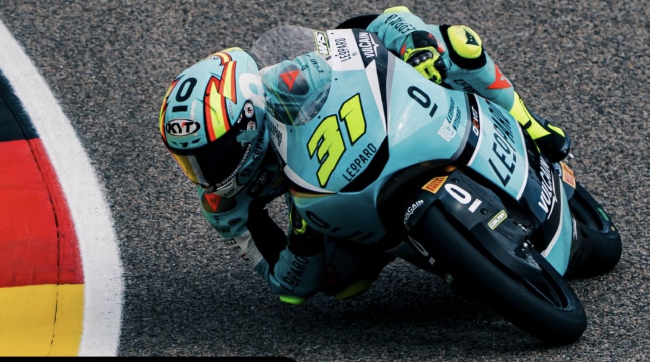 Adrian Fernandez during FP2 at Sachsenring. Photo courtesy Leopard Racing Team..