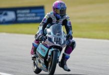 Julian Correa racing in British Talent Cup. Photo by Camipix Photography.