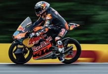 Rueda was fastest this morning during FP2 at Brno. Photo courtesy Red Bull KTM Ajo Team.