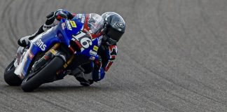 Joe Roberts was fastest this morning during FP2 at Brno. Photo courtesy American Racing Team.