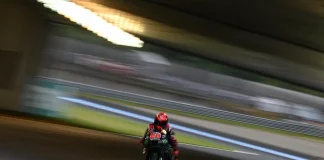 Fabio Quartararo riding his Yamaha Monster Energy YZR-M1. Photo courtesy Dorna.
