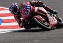 Bo Bendsneyder during the last round at Misano. Photo courtesy MV Agusta Team.