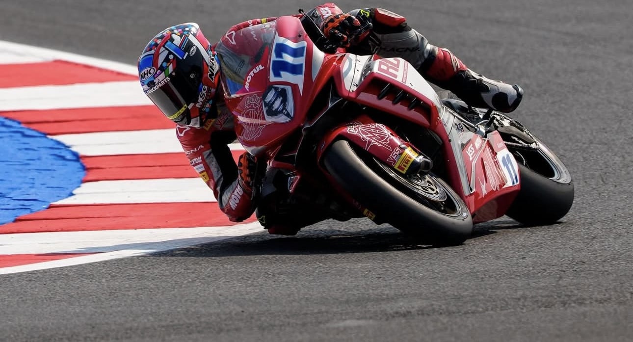 Bo Bendsneyder during the last round at Misano. Photo courtesy MV Agusta Team.