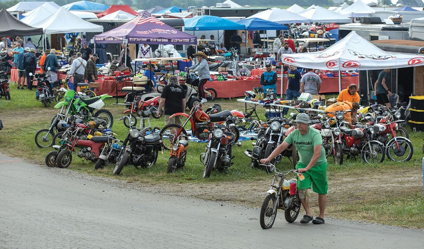 Vintage Motorcycle Days event at Mid-Ohio. Photo courtesy Vintage Motorcycle Days