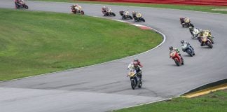 MotoAmerica Talent Cup Race 2 at Mid-Ohio. Photo by Brian J Nelson.