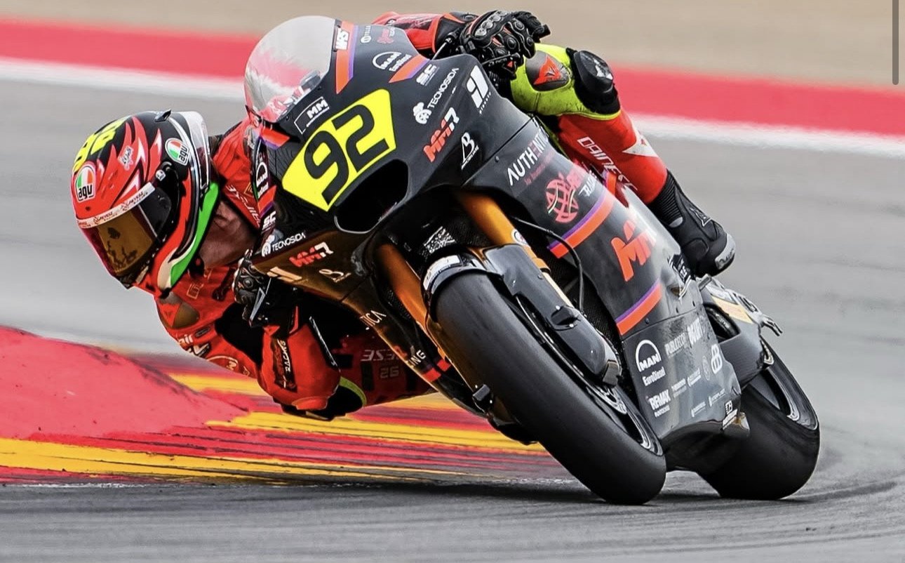 Rossi Moor at MotorLand Aragon. Photo courtesy MMR Team.