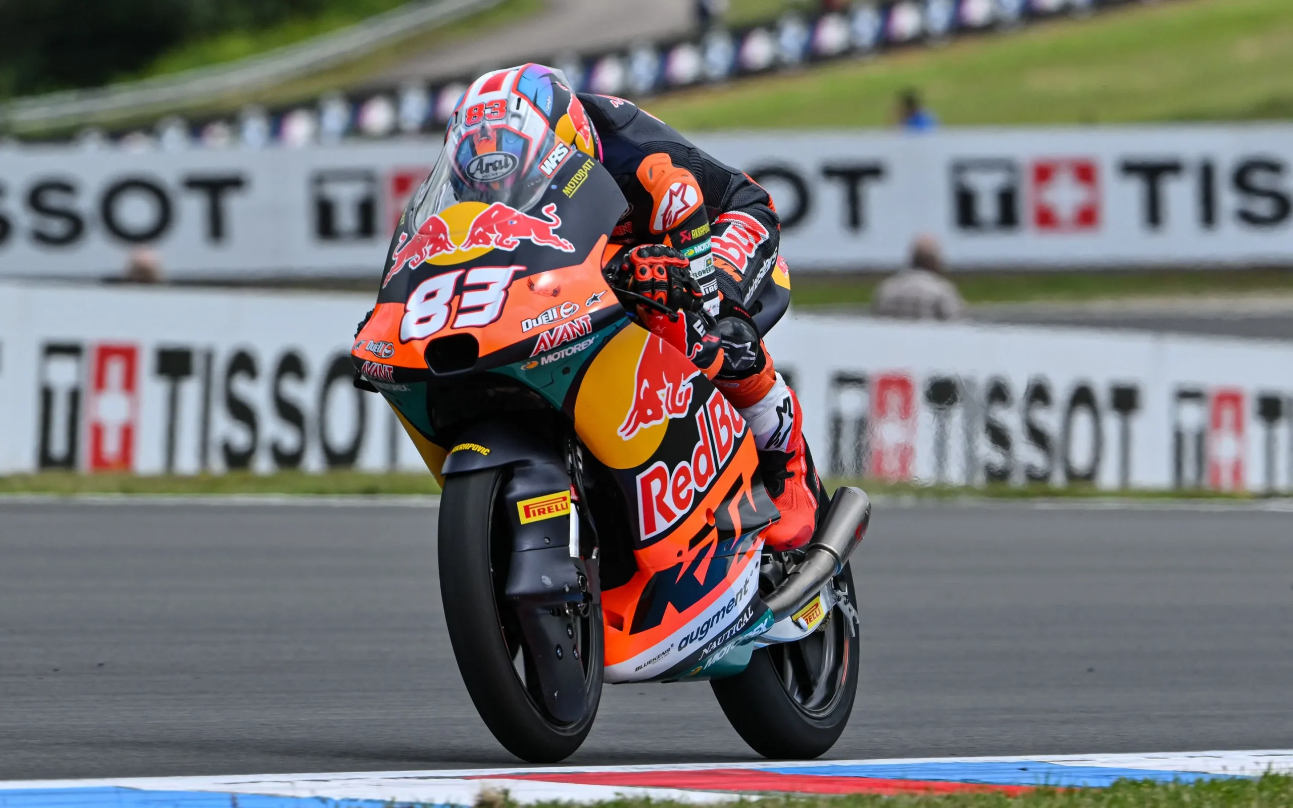 Alvaro Carpe was fastest this afternoon at Brno and set a new lap time record. Photo courtesy Dorna.