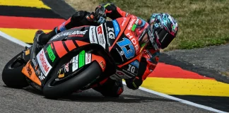 Moto2 : Vietti Breaks Record At Sachsenring Celestino Vietti was fastest this afternoon in Germany. Photo courtes Dorna.