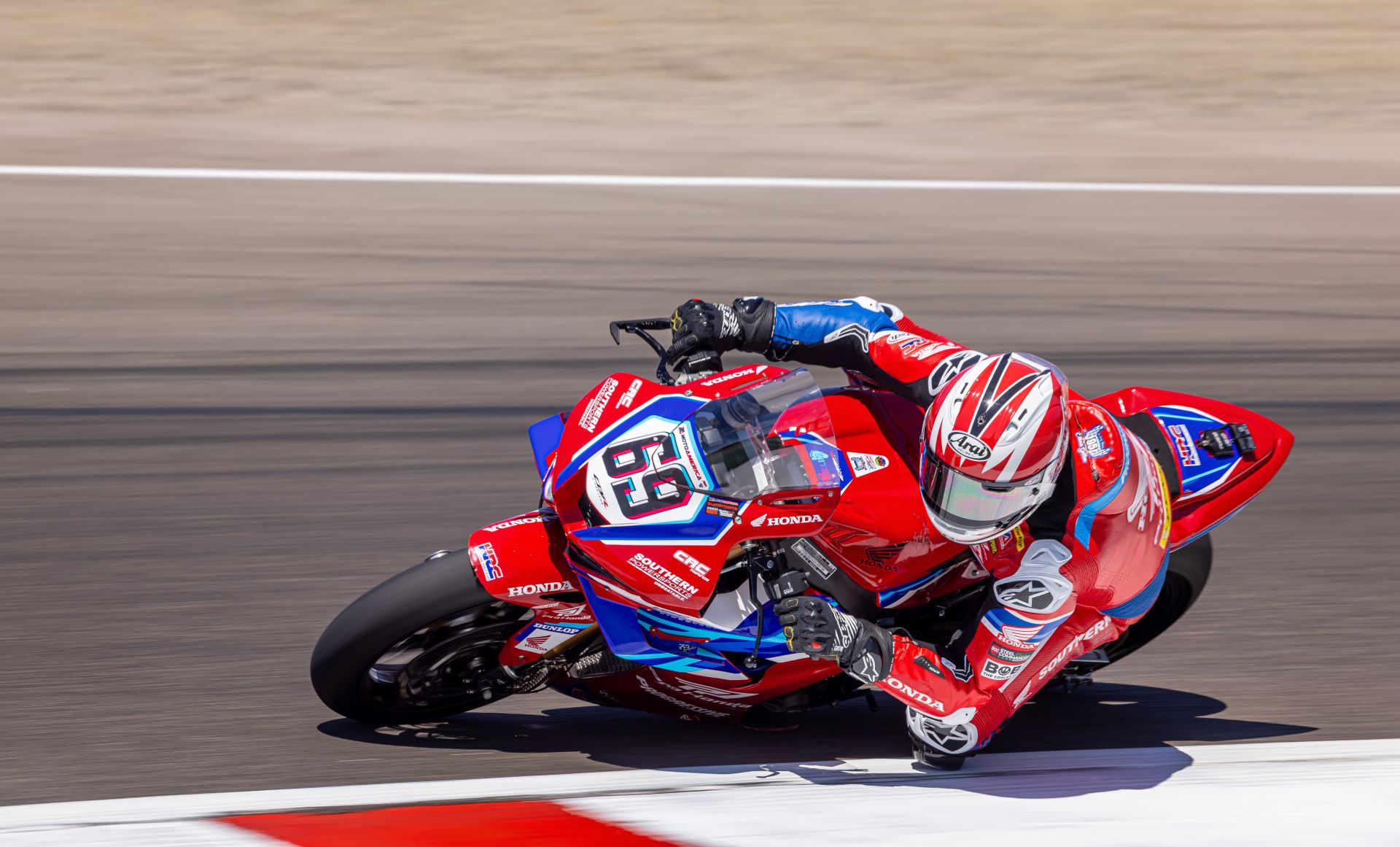 Hayden Gillim (69). Photo courtesy Real Steel Honda.