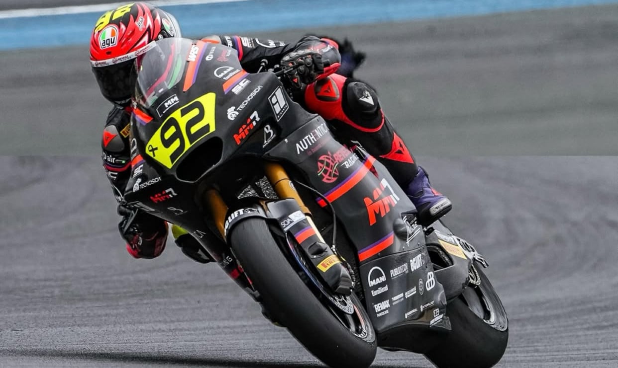 Rossi Moor during the last round in France. Photo courtesy MMR