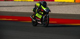 Mikey Lou Sanchez at MotorLand Aragón. Photo by Danny Vela / Life Be Lucky Photography.