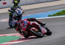 Bo Bendsneyder on his MV Agusta Reparto Corse earned pole position at Balaton. Photo courtesy Dorna.