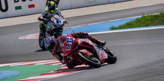 Bo Bendsneyder on his MV Agusta Reparto Corse earned pole position at Balaton. Photo courtesy Dorna.