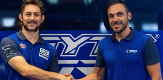 Remy Gardner on the left, and Niccolò Canepa on the right. Photo courtesy GYTR GRT Yamaha WorldSBK Team