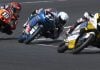 Brian Uriarte (51), Rico Salmela (27) and Haki Danish (13) at Magny-Cours Circuit. Photo courtesy FIM JuniorGP.