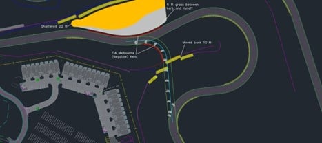 echnical Drawing of the Devil's Pass Addition coming to Thunderbolt Raceway in 2026