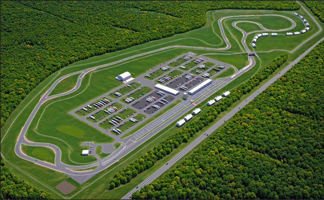 Artist Rendering of New Jersey Motorsports Park in approx. 2035. Photo courtesy New Jersey Motorsports Park.