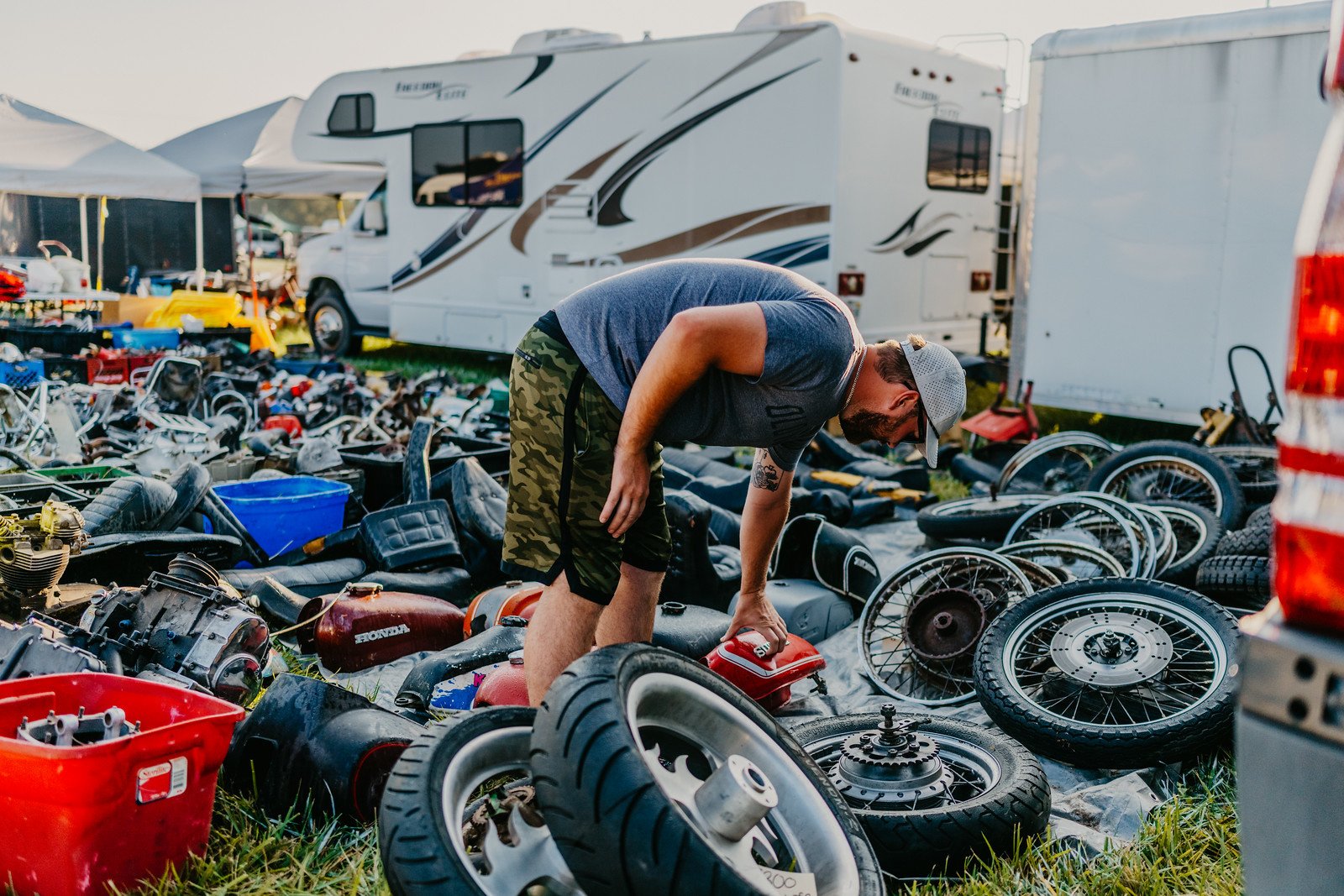 2025 Swap Meet to be the Largest in AMA Vintage Motorcycle Days History. Photo credit Mariah Lacy.