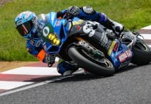 Etienne Masson (0) on his Suzuki GSX-R1000R. Photo courtesy EWC.