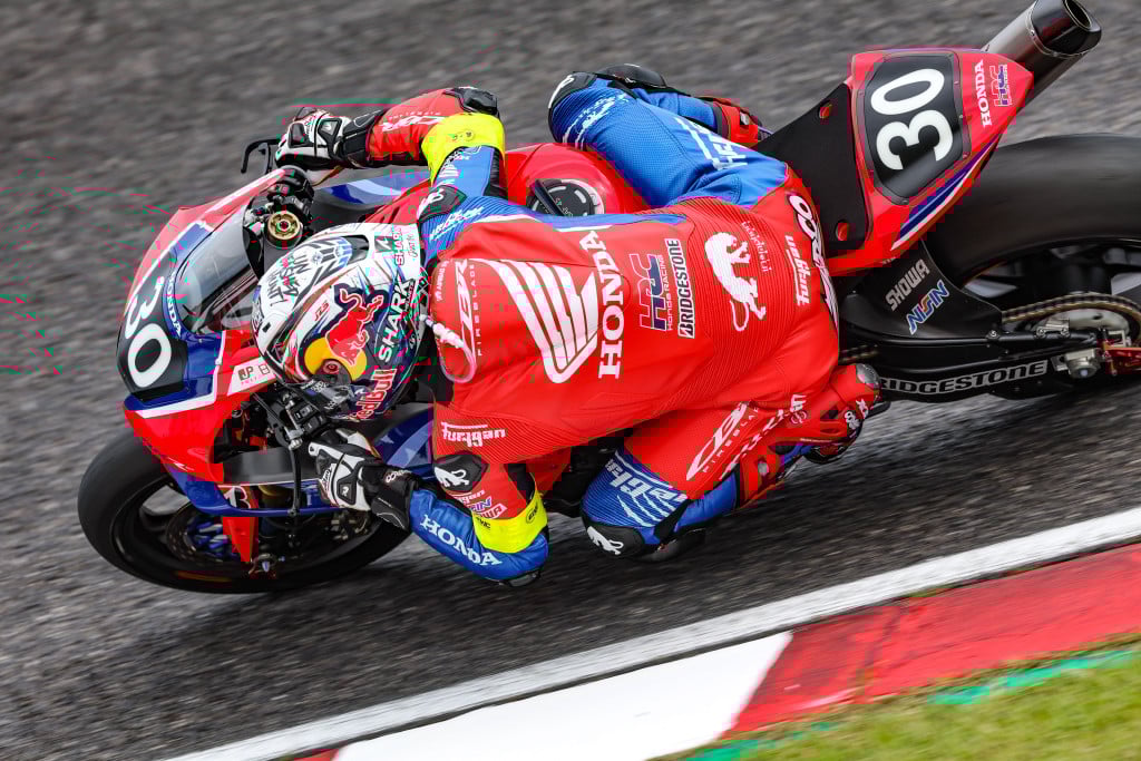 Johann Zarco on his Honda HRC at Suzuka in 2024. Photo courtesy EWC.