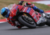 Josh Herrin and his Warhorse HSBK Racing Ducati arrive at VIRginia International Raceway with a 31-point lead in the 2025 MotoAmerica Superbike Championship. Photo by Brian J. Nelson